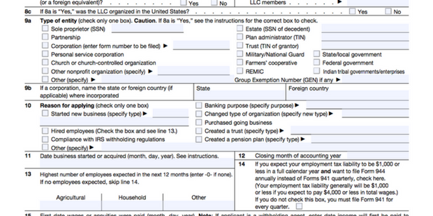 tax id assignment letter