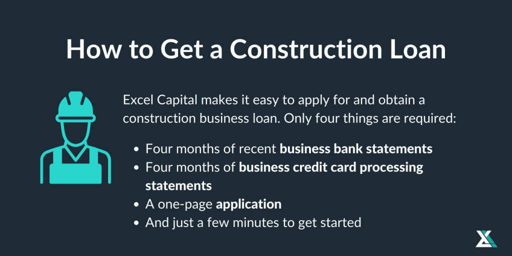 how to get a construction business loan