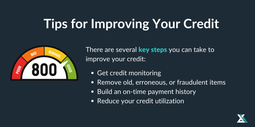 TIPS FOR IMPROVING YOUR CREDIT